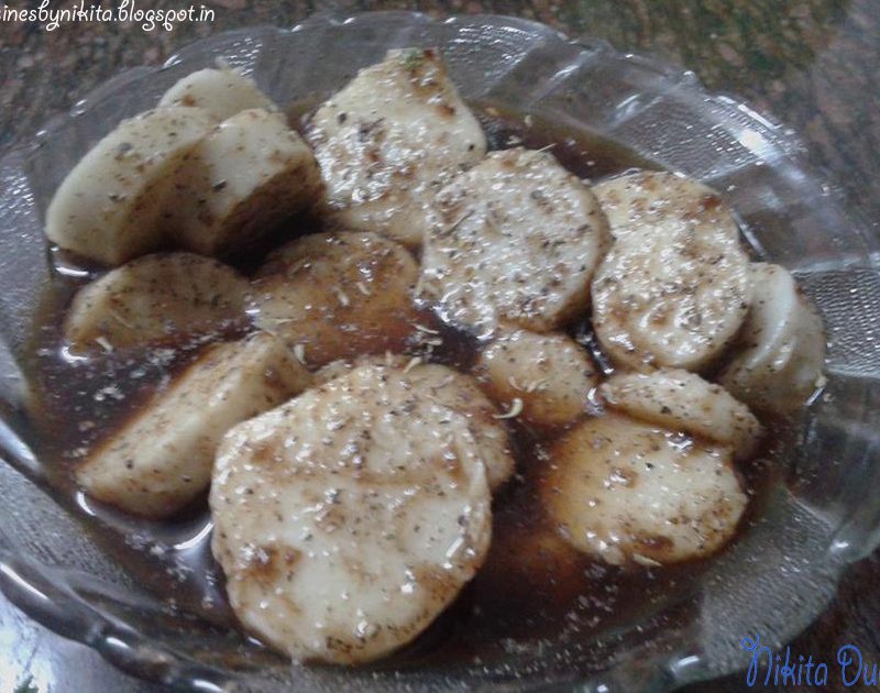 SINDHI-STYLE AAMRI KACHALU (Tamarind Taro Root)